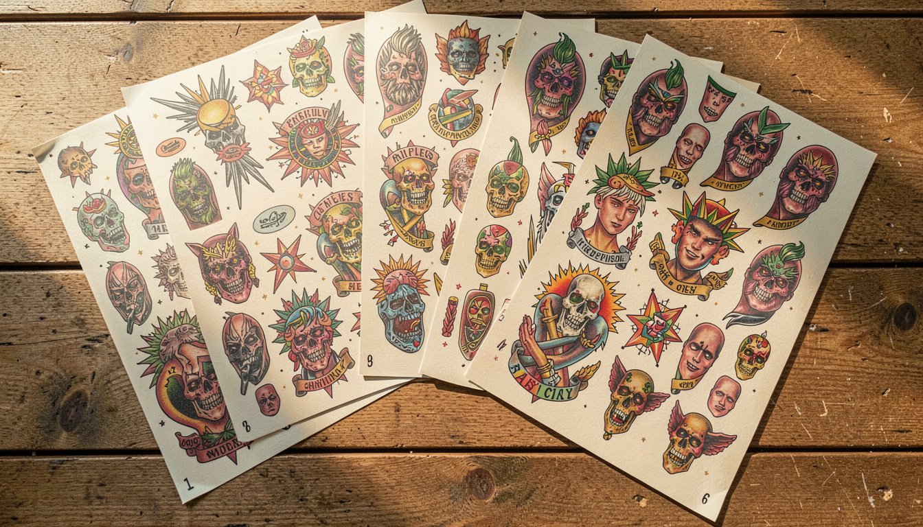 15 Easy Colorful Retro Tattoo Designs Ideas to Try